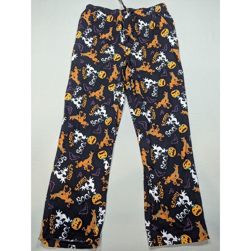 Scooby-Doo Halloween Lounge Pajama Pants Men's L 36-38 Pumpkin Ghost